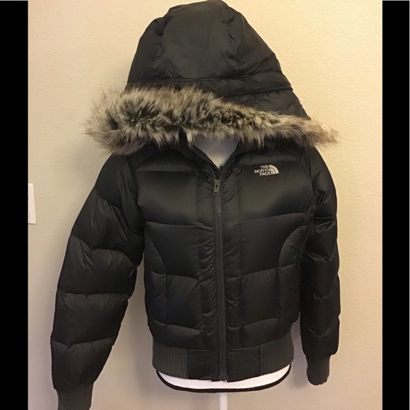 the north face coat with fur hood